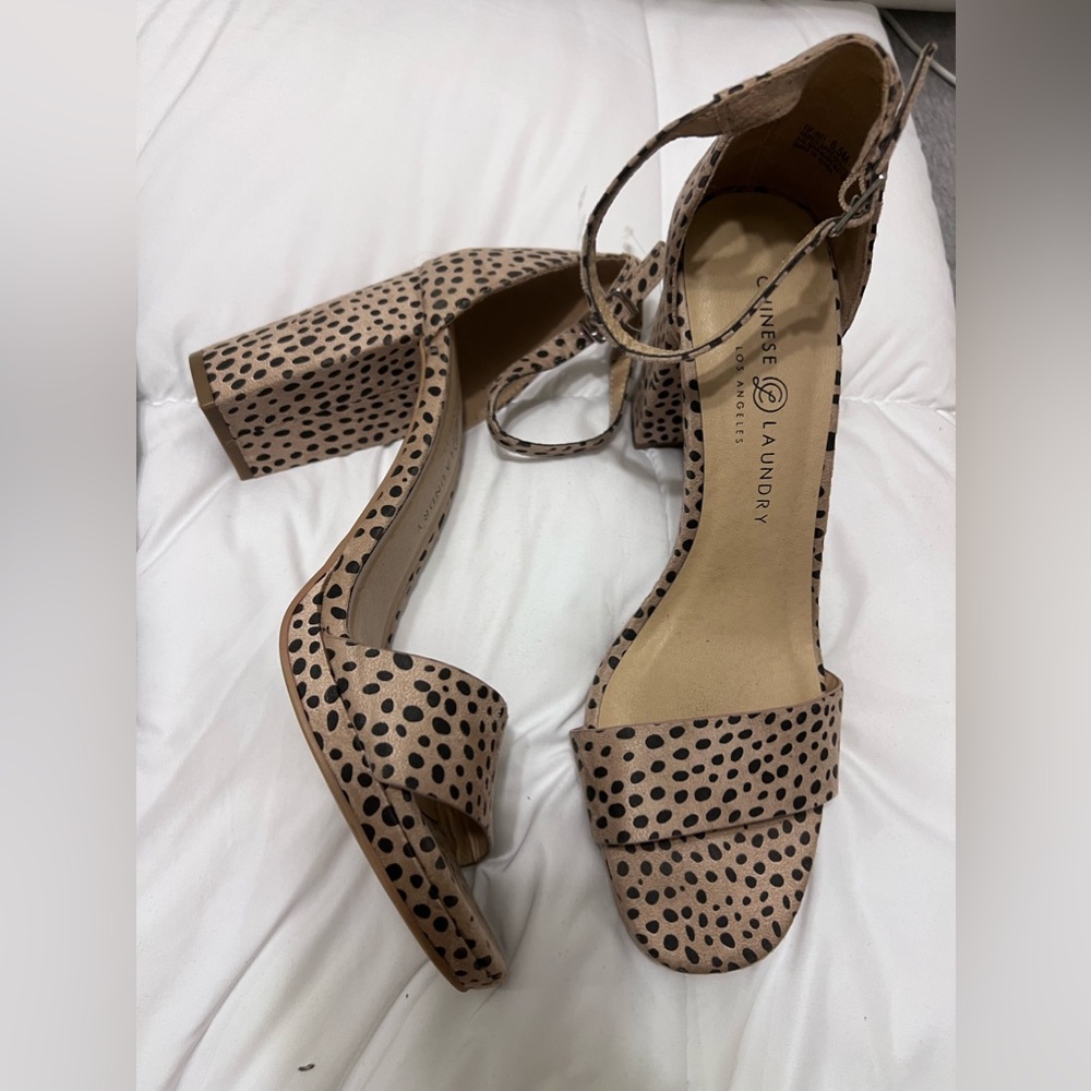 Chinese laundry heeled sandals